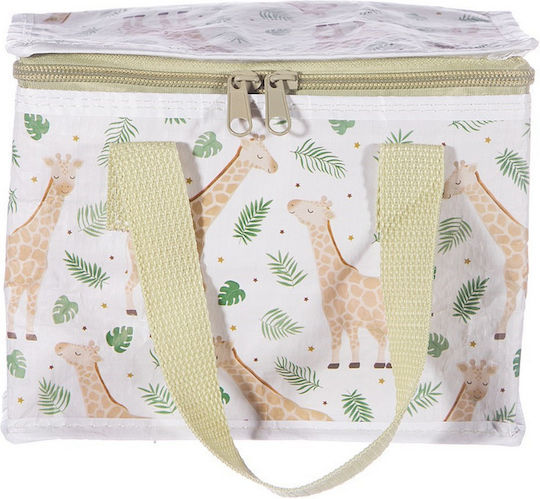 Sass & Belle Gigi Giraffe Σχολικό Τσαντάκι Φαγητού Χειρός Μπεζ 21x12x15cm