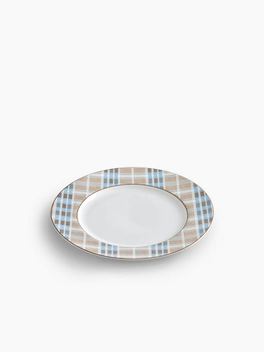 Ionia Fruit Plate Picnic Plate Desert made of Porcelain White with Diameter 20cm