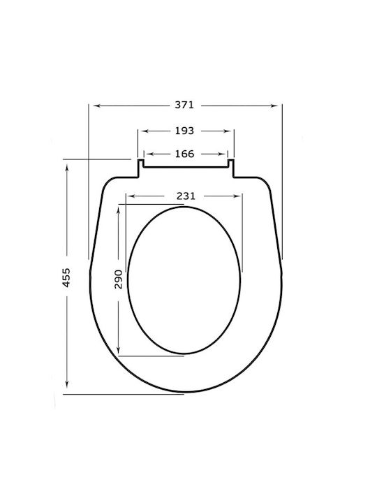 Import Hellas Καπάκι Λεκάνης από Βακελίτη 45x37cm Γκρι Import Hellas Καπάκι Λεκάνης από Βακελίτη 45x37cm Γκρι