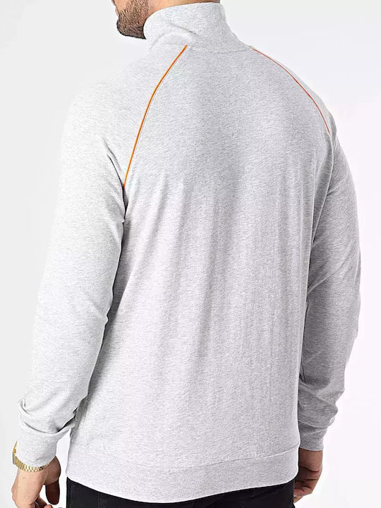 Hugo Boss Men's Sweatshirt Jacket with Hood Gray