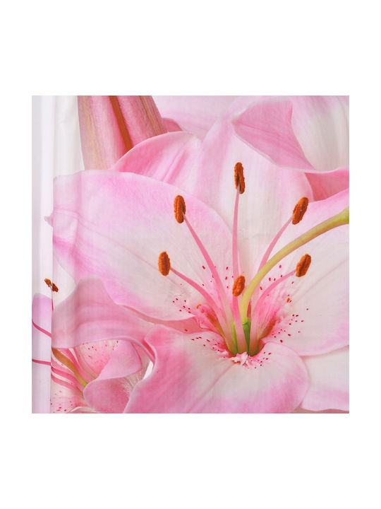 Lino Home Blossia Душ завеса 180x200см Розов