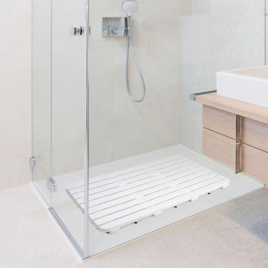 Tatay Platform Shower Non-slip White 50x80εκ.