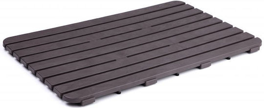 Tatay Platform Shower Non-slip Brown 50x80εκ.