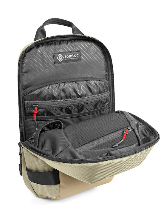 tomtoc Τσάντα Πλάτης για Laptop 11" σε Χακί χρώμα T24S1K1
