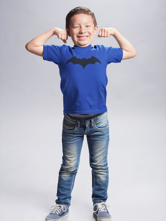 Softworld Batman Emblem T-shirt Batman Μπλε