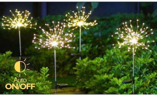 90 Lichter LED 60cm Warmes Weiß Solar Typ Feuerwerk 1Stück