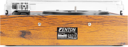 Fenton RP170 102.165 Πικάπ με Προενίσχυση και Ενσωματωμένα Ηχεία Καφέ