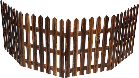 Keskor Wooden Garden Hedge in Brown Colour 49cm x 1.6m 4 Pieces