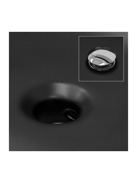 ML-Design Încorporat Chiuvetă Ceramică 57x48.5x19.5cm Negru