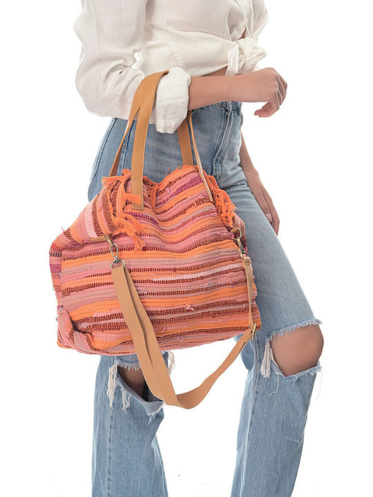 V-store Fabric Beach Bag Multicolour