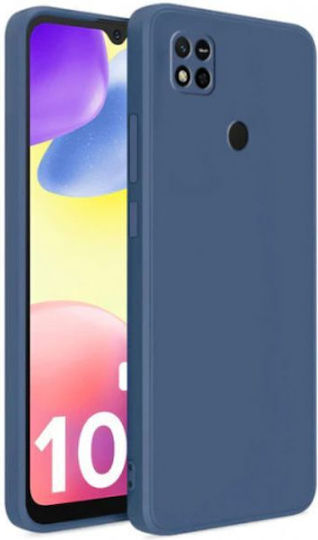 Back Cover Σιλικόνης / Υφασμάτινο Navy Μπλε (Redmi 9C)