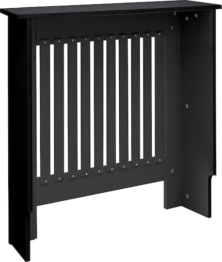 ECD Germany Country Style Radiator Cover from MDF Black 78x19x82cm