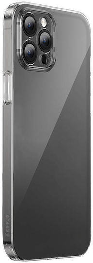 Baseus Umschlag Rückseite Silikon Set mit Glas Transparent (iPhone 12 / 12 Pro)