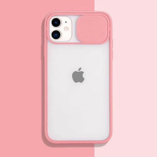 Technovo Camera Protection Back Cover Πλαστικό Ροζ (iPhone 11 Pro)