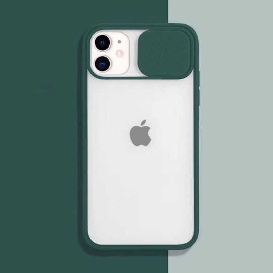 Technovo Camera Protection Back Cover Silicone Green (iPhone XR)