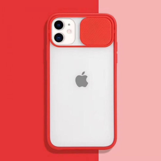 Technovo Camera Protection Back Cover Πλαστικό Κόκκινο (iPhone 11 Pro)