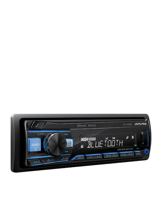 Alpine Ηχοσύστημα Αυτοκινήτου 1DIN (Bluetooth/USB) με Αποσπώμενη Πρόσοψη