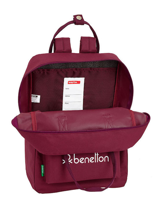 Safta Rucksack Burgundisch