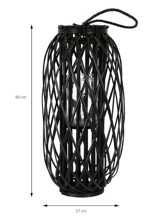 ECD Germany Christmas Black Candle 27x60cm