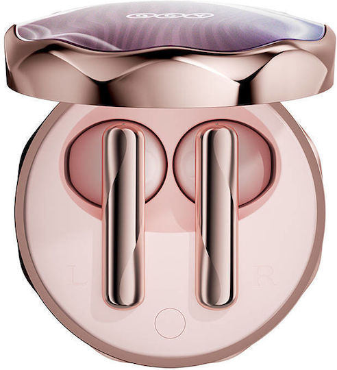 QCY T21 Earbud Bluetooth Handsfree Căști cu Carcasă de Încărcare Roz