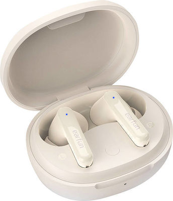 Earfun Air S In-ear Bluetooth Handsfree Earphones with Sweat Resistance and Charging Case Beige