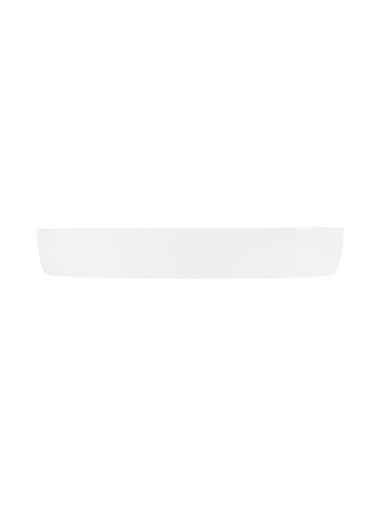ML-Design Επικαθήμενος Νιπτήρας Κεραμικός 80x40x12cm Λευκός