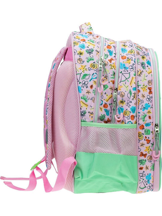 Gim School Bag Backpack Elementary, Elementary Multicolored