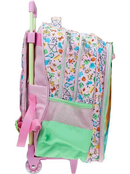 Gim Princess Summer Fun Ghiozdan Școlar Troler Scoala primara Multicolor