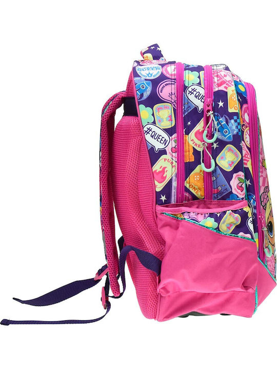 Gim School Bag Backpack Elementary, Elementary in Pink color