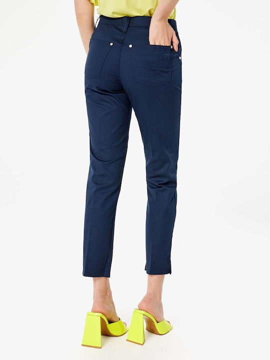 Forel Women's Cotton Trousers Navy Blue