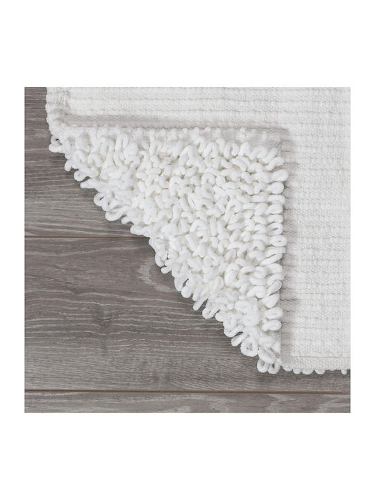 Sealskin Бански килим Квадрат Twist 294646810 Бял 60x60бр
