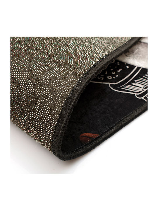 Dimcol Espresso 266 Kitchen Mat Runner with Anti-slip Underlay Multicolour 80x200εκ.