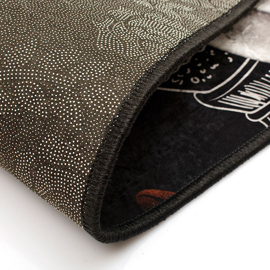 Dimcol Espresso 266 Kitchen Mat Runner with Anti-slip Underlay Multicolour 80x200εκ.