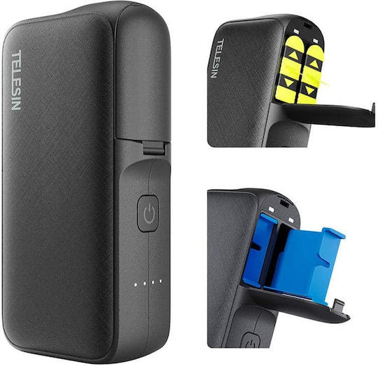Telesin GP-PB-001 Charger for GoPro Hero 10 Hero 11 and Hero 9 with Powerbank