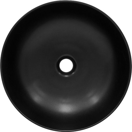 ML-Design Επικαθήμενος Νιπτήρας Κεραμικός 41.5x41.5x13.5cm Μαύρος ML-Design Επικαθήμενος Νιπτήρας Κεραμικός 41.5x41.5x13.5cm Μαύρος