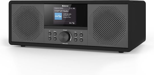 Denver MIR-270B Φορητό Ηχοσύστημα με Bluetooth / CD / Ραδιόφωνο Μαύρο