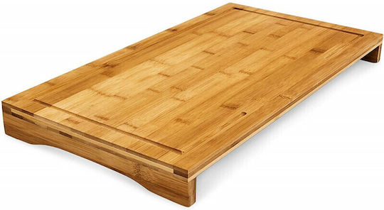 Relaxdays Rectangular Bamboo Chopping Board Brown 52x29cm