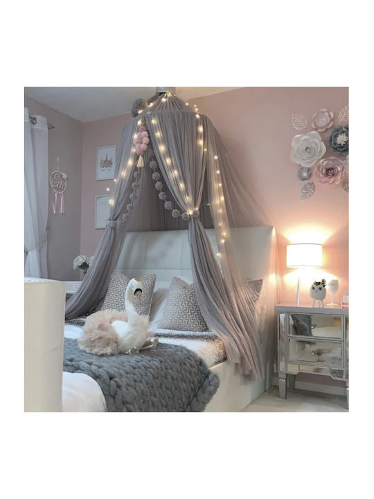 One & Only Baby Tulle Baby Room Mosquito Net 300cm Gray 20.1179