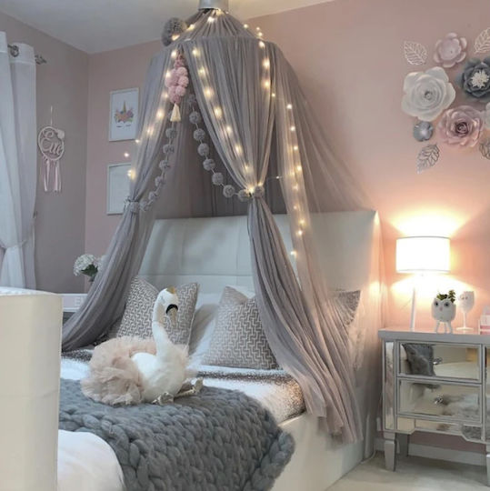 One & Only Baby Room Mosquito Net Gray