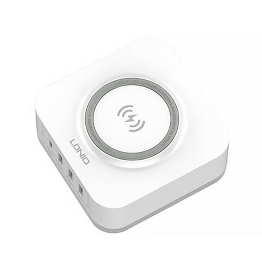 Ldnio Ladegerät ohne Kabel mit 3 USB-A Anschlüsse und USB-C Anschluss 32W Weißs (AW004)