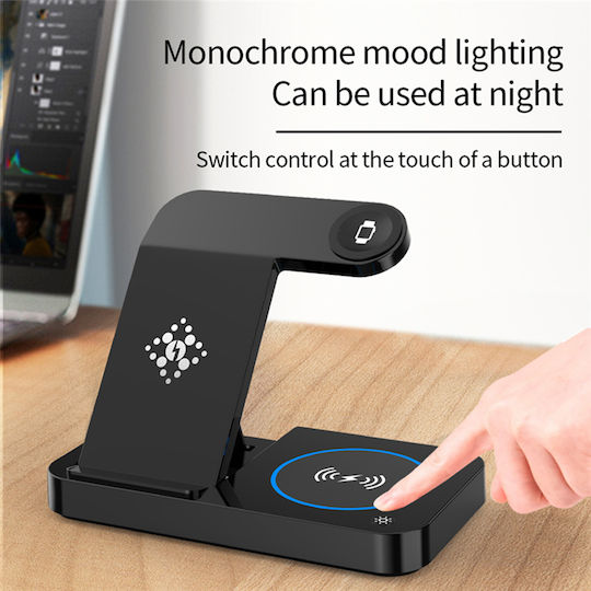 Techsuit Wireless Charger (Qi Pad) Blacks (CHWR084)