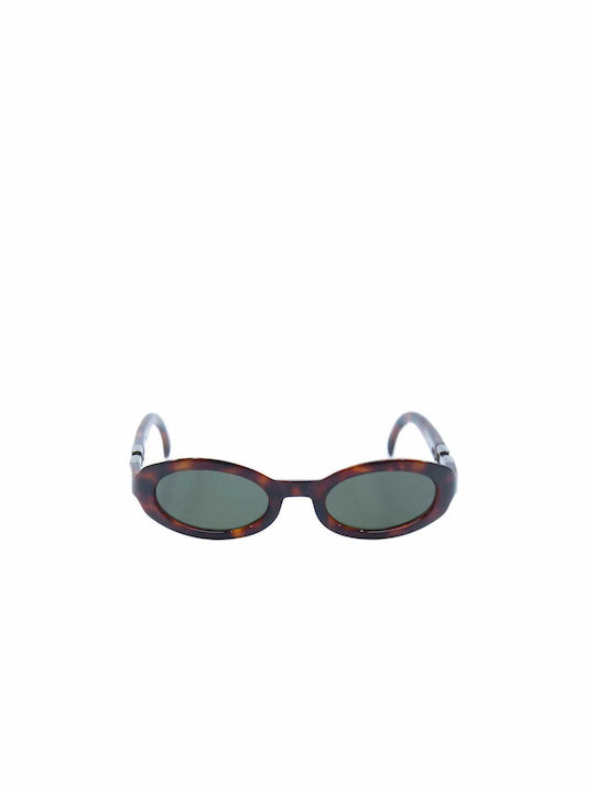 Karl Lagerfeld Sunglasses with Brown Tartaruga Frame and Green Lens KL4145 13