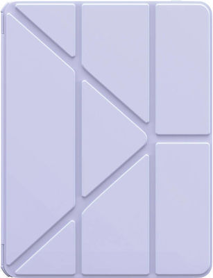 Baseus Minimalist Flip Cover Piele artificială Purple iPad 10.2 P40112502511-02