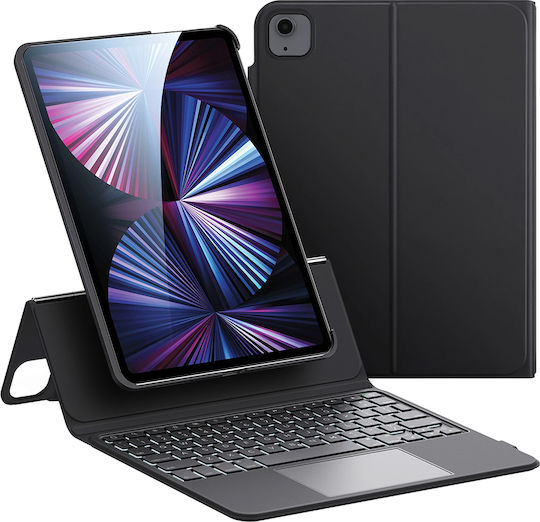 ESR Ascend Flip Cover with Keyboard in English US Blacη (iPad Air 2013 9,7" / iPad Air 2020/2022 / iPad Pro 2018 11" / iPad Pro 2020 11" / iPad Pro 2021 11" / iPad Pro 2022 11'') 193418