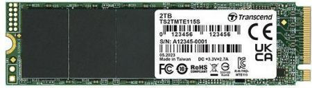 Transcend 115S SSD 2TB M.2 mit PCI Express 3.0 Schnittstelle