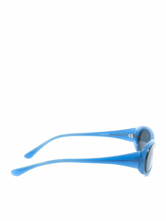 Nina Ricci Women's Sunglasses with Blue Plastic Frame and Black Lens 3109 P9857