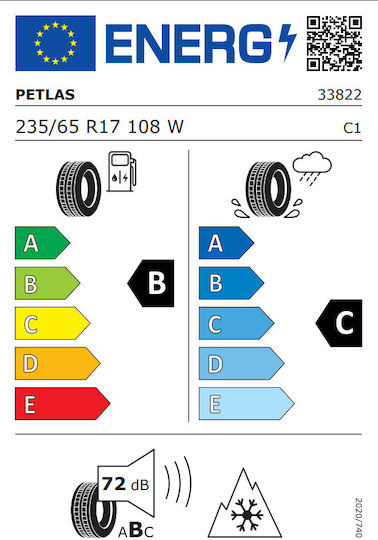 Petlas Suvmaster 215/65R17 108W XL Allwetterreifen für 4x4 / SUV Fahrzeug
