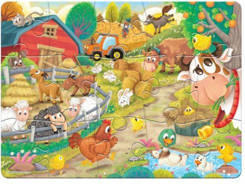 Kids Puzzle Friends of the Farm 15pcs Remoundo