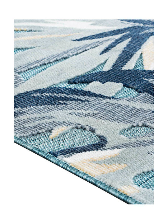 Madi Selva Forest Rug Rectangular Blue