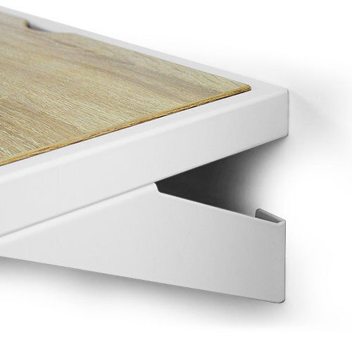 NorStone Esse WS cu 1 Rafturi stejar alb 50.4x15x45.9cm